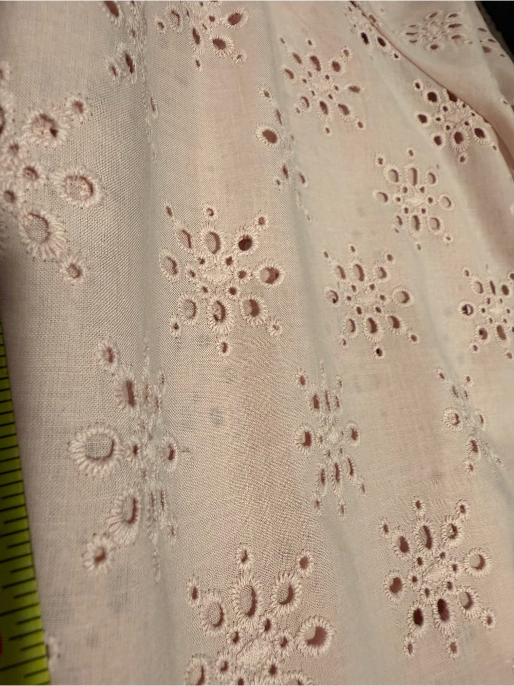 Zara, NWT Soft Pink Eyelet Embroidered Blouse Romantic Cottagecore, Size Large - Picture 12 of 13